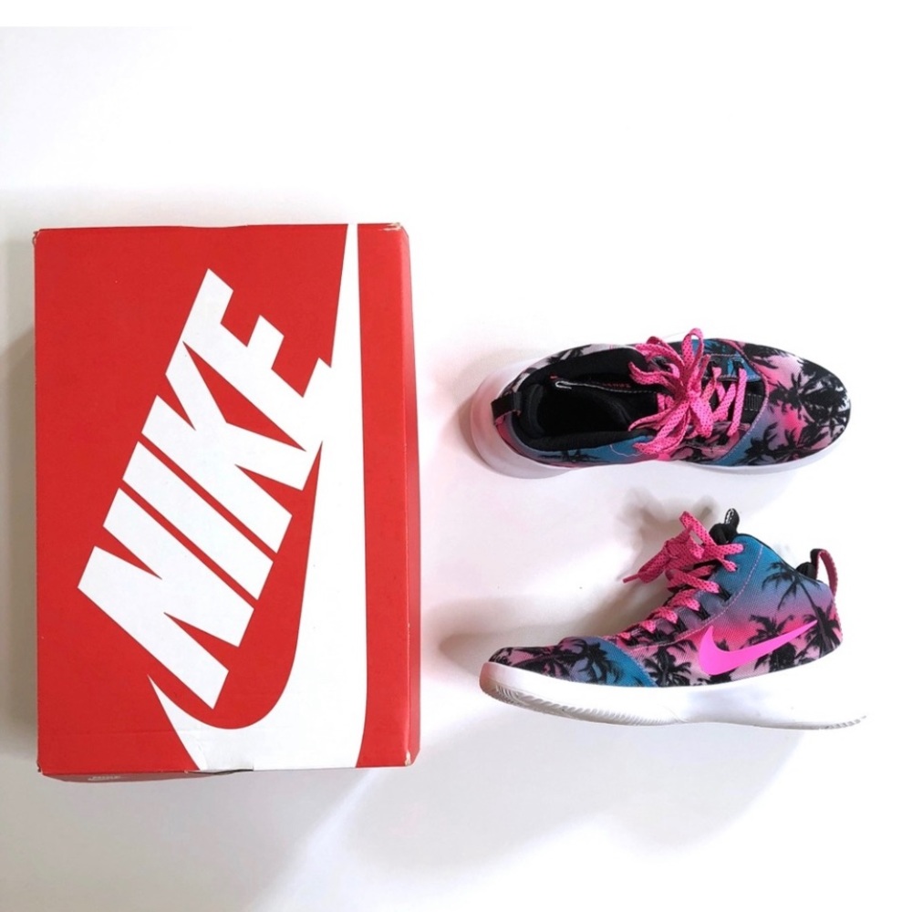 Nike Hyperfr3sh QS Blue Lagoon/Pink Blast Palm Trees